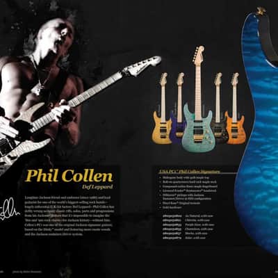 Jackson USA Series Phil Collen Signature PC1 2012 Satin Au Natural, Quilted Maple image 12