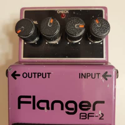 1982 Boss BF-2 Flanger (Black Label, Made in Japan) - Serial 201300 image 5