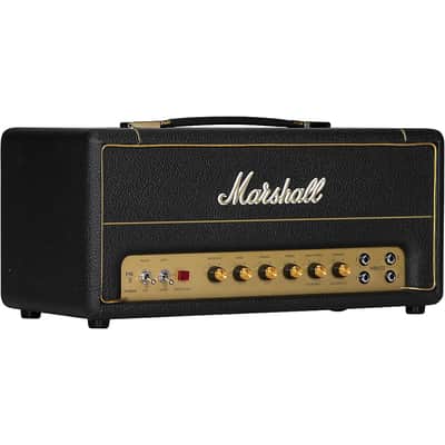 Marshall Studio Vintage 20W Tube Guitar Amp Head Regular Black and Gold image 1