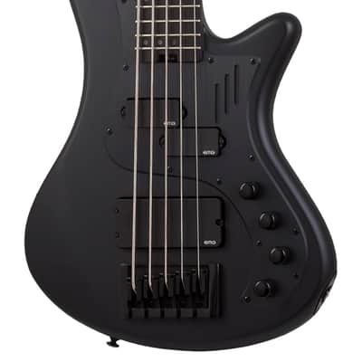 Schecter Stiletto-5 Stealth Pro Satin Black image 1