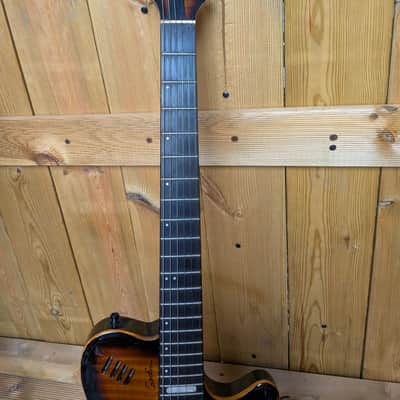 Godin LGXT Cognac Burst Flame AA - Excellent Condition image 5