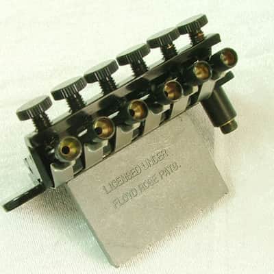 Floyd Rose Lic Tremolo Bridge Double Locking 42mm Black image 2