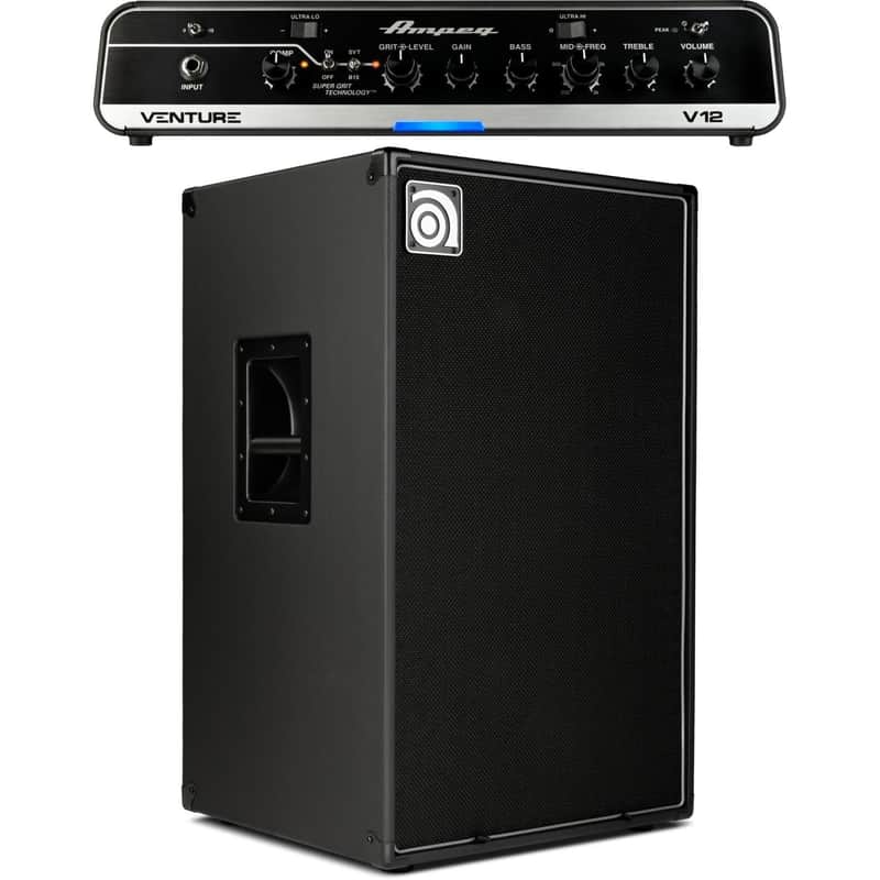 Ampeg Venture V12 1 200-watt Bass Head and 2x12" Cabinet image 1