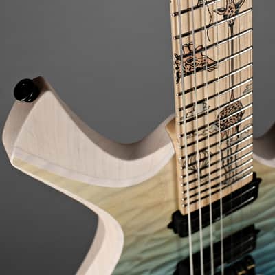 Padalka Guitars Pluto DC 7 Cartoon Collection #8 Natural Blue | Reverb