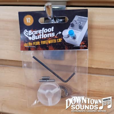 Barefoot Buttons V2 Standard Footswitch Cap - Acrylic Clear image 1