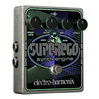 Electro-Harmonix Superego 140mA Synth Engine Pedal with Latch Mode for Sound Stacking, Includes Power Adapter image 1