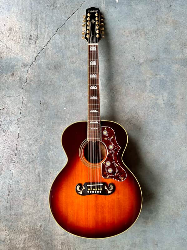 Epiphone by Gibson EJ-212 1991 - Vintage Sunburst image 1