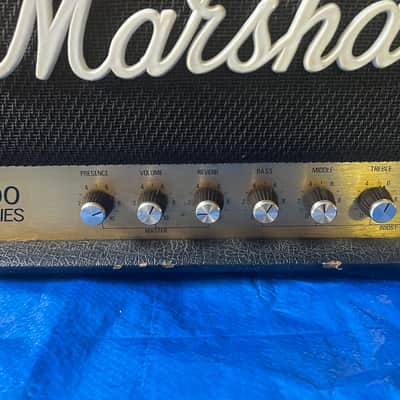 Marshall JCM 800 Lead Series Model 2210 100-Watt Master Volume Head with Reverb 1980s - Black image 13
