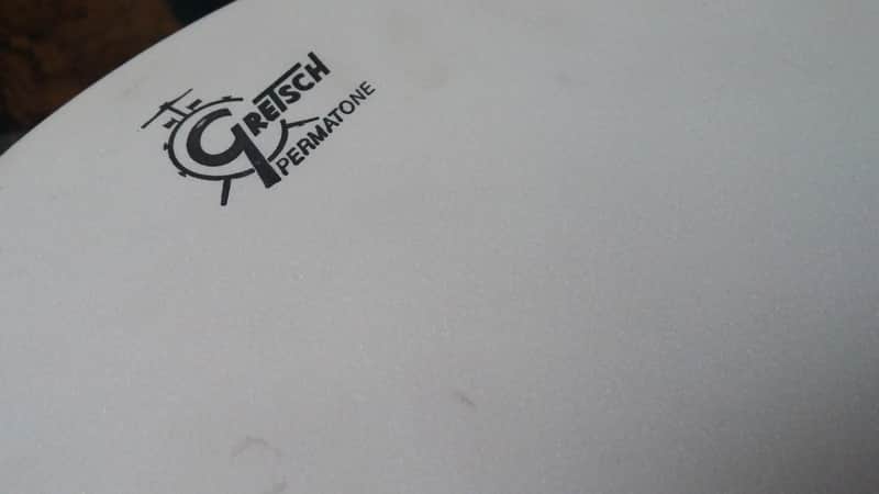 Gretsch 12" VINTAGE Permatone Coated White Drum Head  Unused image 1