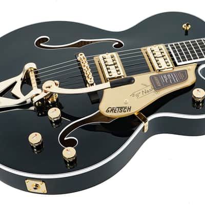 New Gretsch Nashville Hollow Body with String-Thru Bigsby Midnight Sapphire image 6