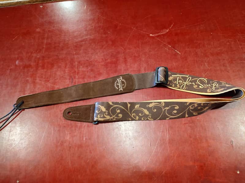 Taylor Taylor Swift suede Signature Guitar Strap image 1