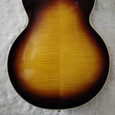 Gretsch Broadkaster JR LX Figured CB Electric Guitar w/Case, Caramel Dawn image 5