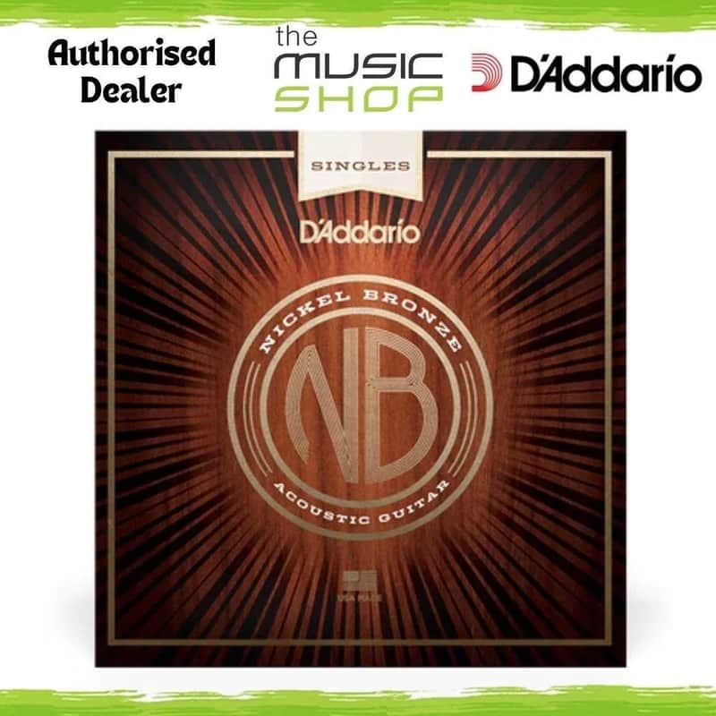 D'Addario Single .045 Gauge Nickel Bronze Acoustic Guitar String - NB045 image 1