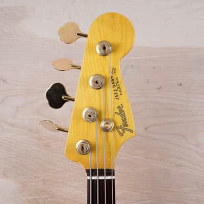 Fender JB-62G '62 Reissue Jazz Bass CIJ 2002 Red Flame Top Crafted in Japan w/ Bag image 15