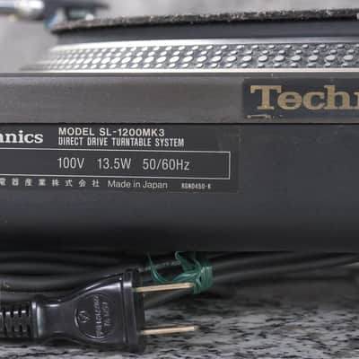 Technics SL-1200MK3 Black Direct Drive Turntable in Very Good condition image 24