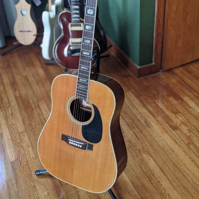Yamaki/Kizan GF-240 1977 Natural transition guitar pre-Daion image 3