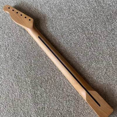Roasted Maple Wood Telecaster Tele Style Guitar Neck, 21 Frets Fingerboard image 4