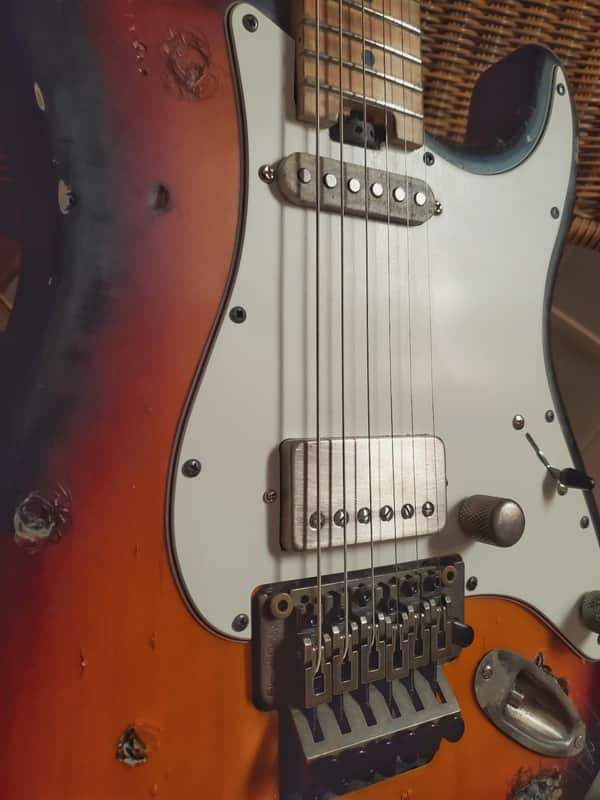 Partscaster Relic Distressed Strat w/ Bare Knuckle Pickups image 1