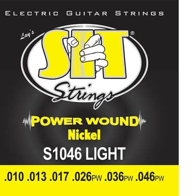SIT S1046 Power Wound Nickel Electric Guitar Strings - Light (10-46)