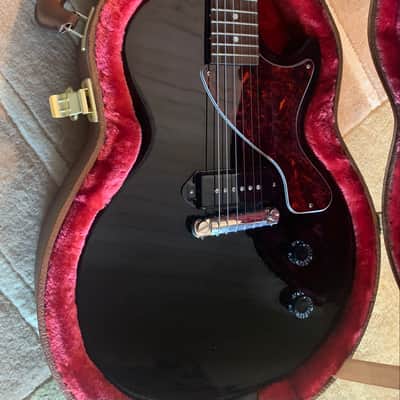 Gibson Les Paul Junior - Ebony. Upgraded pickup, Tuners, Pickguard and Aged Finish Checking. image 6