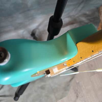 Squier 40th Anniversary Vintage Edition Jazzmaster 2022 - Present - Satin Sea Foam Green image 6