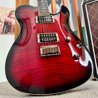 2014 Fender Special Edition Custom Telecaster FMT HH Black Cherry Burst image 15