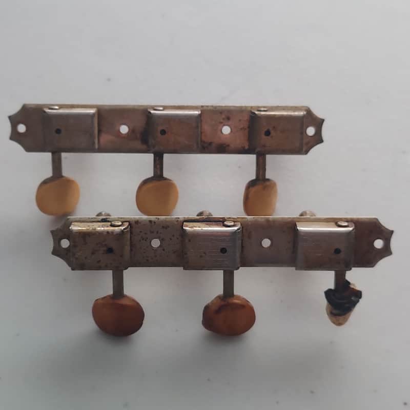 1960's Kluson Deluxe 3+3 Strip Tuners (T-257) image 1