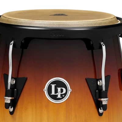 Latin Percussion LP Aspire 11 - 12" Conga Set - Oak Vintage Sunburst w/ Stand (LPA647-VSB) image 4