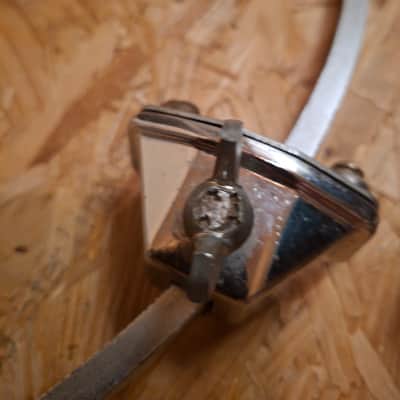 Ludwig Ludwig Small Curved Spurs With Mounts7/16” Bass Kick Drum 1960s - Chrome image 4