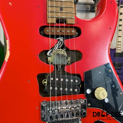 EVH Frankenstein Relic Series Electric Guitar w/ Bag - Red image 6