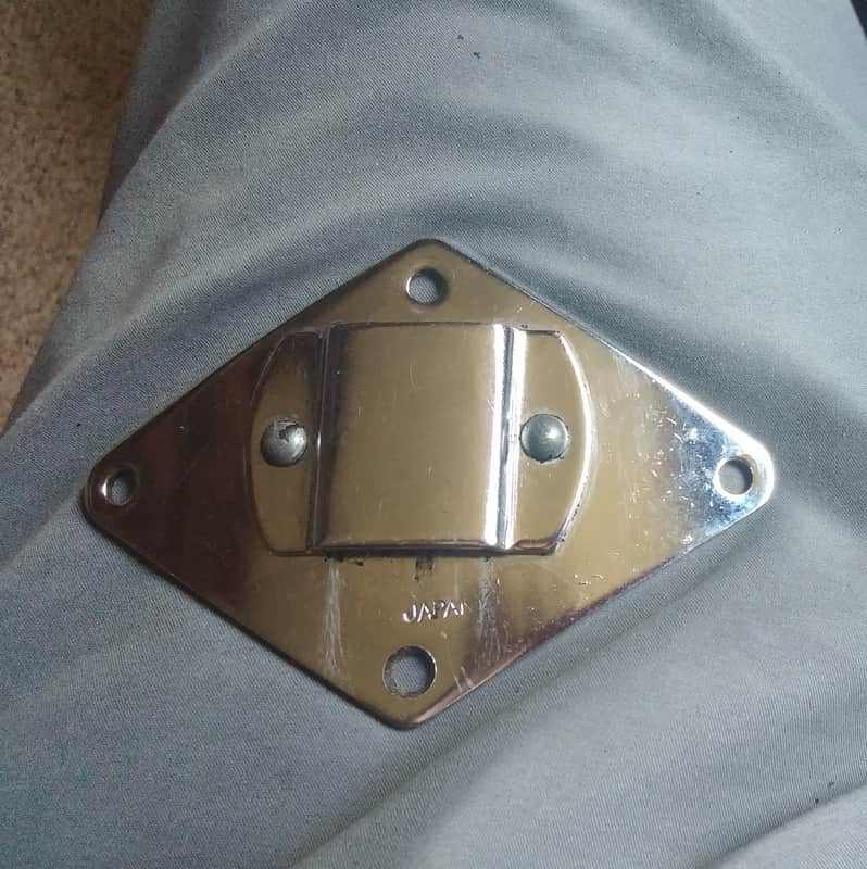 Pearl Hoshino VINTAGE Diamond Plate Tom SPADE CLIP Bracket MIJ JAPAN 60s 70s Rail Consolette image 1