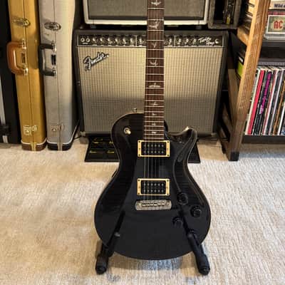 PRS SC-250 Singlecut – USA Core (2007) – Charcoal / Black Flame Top image 1