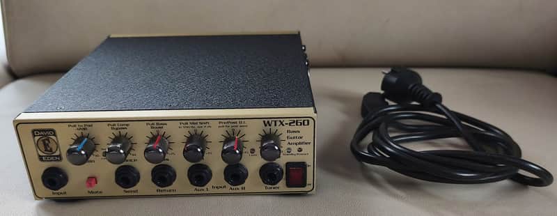 David Eden WTX-260, Bass amplifier, Head 260 Watt (not Ampeg, Aquilar, EBS) image 1
