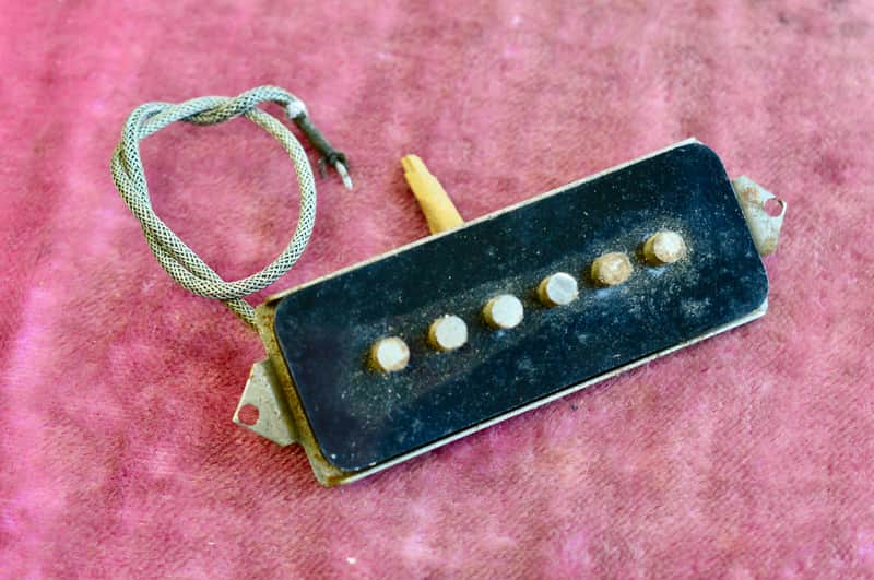 Vintage Gibson 1940's "1st Gen" Flst-pole "Slug" P-90 P90 Pickup 8.06k HOT Dogear Es-300 Es-150 Es-175 image 1