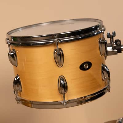 1990s Slingland Artist Custom Natural Maple Drum Set 14x20 8x12 14x14 and 5x14 image 14
