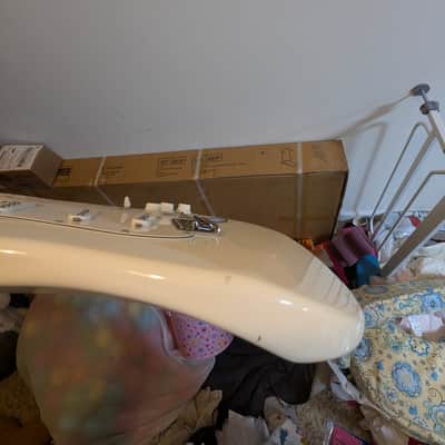 Fender Mexican Stratocaster 2001 -Texas Specials - Olympic White image 5