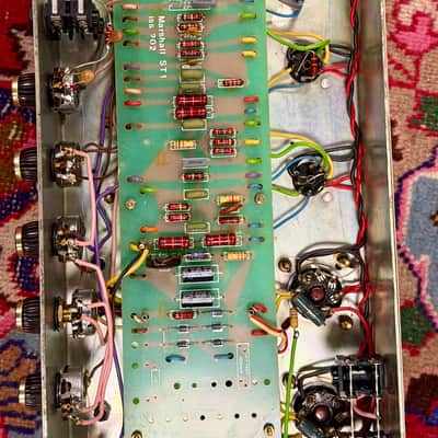 Marshall JMP 2203 Mk2 Master Model Lead 100-Watt Guitar Amp Head 1977 - Red image 14