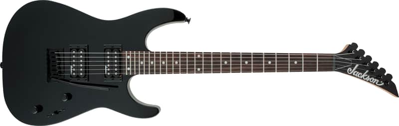 Jackson JS Series Dinky JS12 Amaranth FB Gloss Black