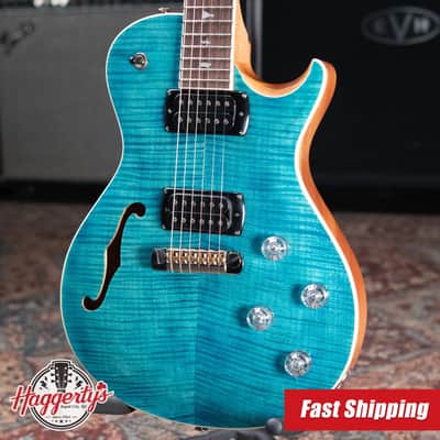 PRS SE Zach Myers Signature Electric Guitar - Myers Blue with Gig Bag image 1