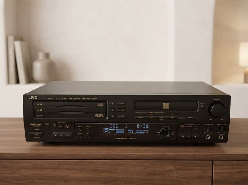 JVC XL-R5000 BK Rare Vintage 3-Disc CD Player Recorder Changer Tested Warranty image 1
