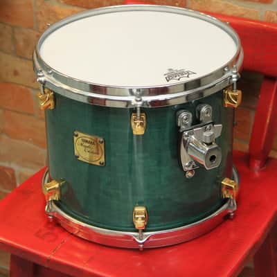 Yamaha Maple Custom - Turquoise 12x10 tom image 3