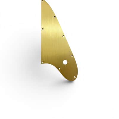 New Dark Gold Brushed Anodized Aluminum Firebird Electric Guitar Pickguard Firebird image 1