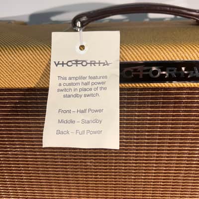 Victoria Victorilux 2 x 12 Combo Tube Amplifier - Tweed image 2