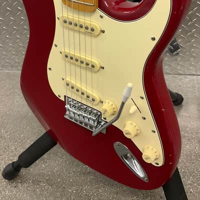 Fender Squier II Stratocaster - 1989 Silver Label - Maple Neck - Red - MIK Korea-Alnico V PUPs image 6