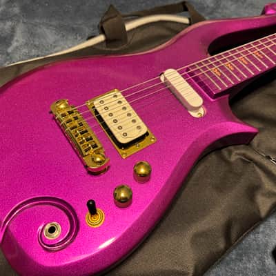 Halloween Special — Prince Cloud Replica Guitar 2020’s - Candy Purple w/ Prince Costume image 3