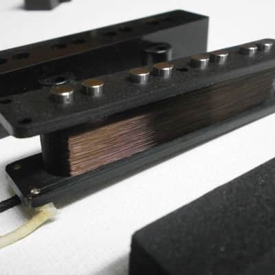 Jazz Bass Pickups Vintage Correct Hand Wound Alnico 5 SET Q pickups 1963 64 65 Custom Shop Fender image 8