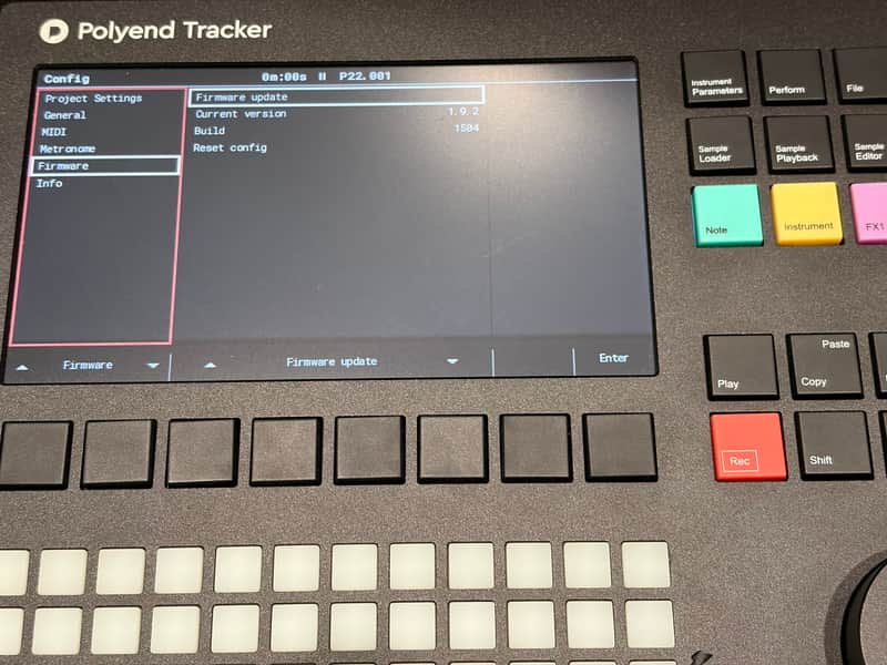 Polyend Tracker Standalone Audio Workstation 2020 - Present - Black image 1