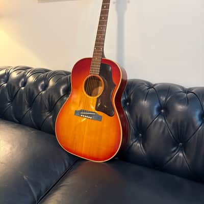 MINT! 1966 Gibson B-25 - Sunburst / Cherryburst, with original case image 2