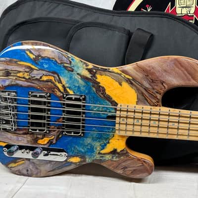 Maruszczyk Custom Jake TB 5p tb5p Thunderbird 5-string Bass with COA + Gig Bag 2025 - Living Color image 2