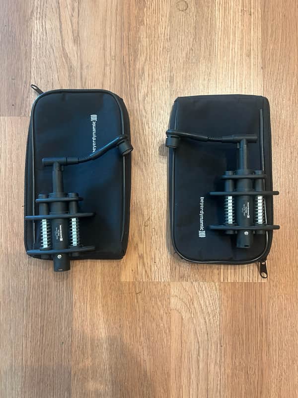 Pair - Beyerdynamic TG D58 Clip-On Cardioid Drum Condenser Microphone 2010s - Black image 1